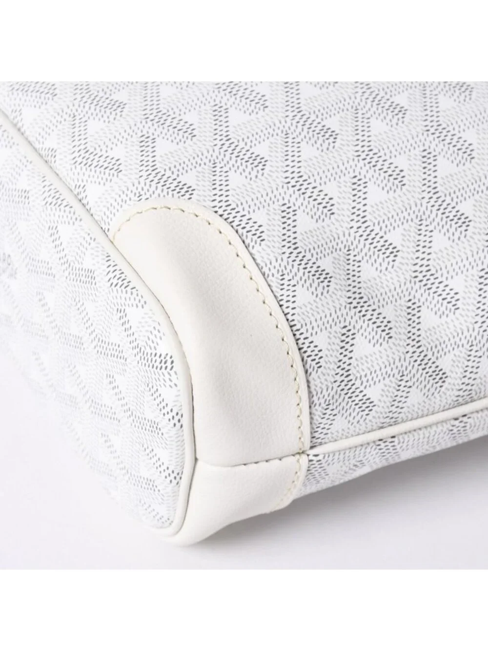 Goyard Limited Handbag Beluga Mini Orange Leather White